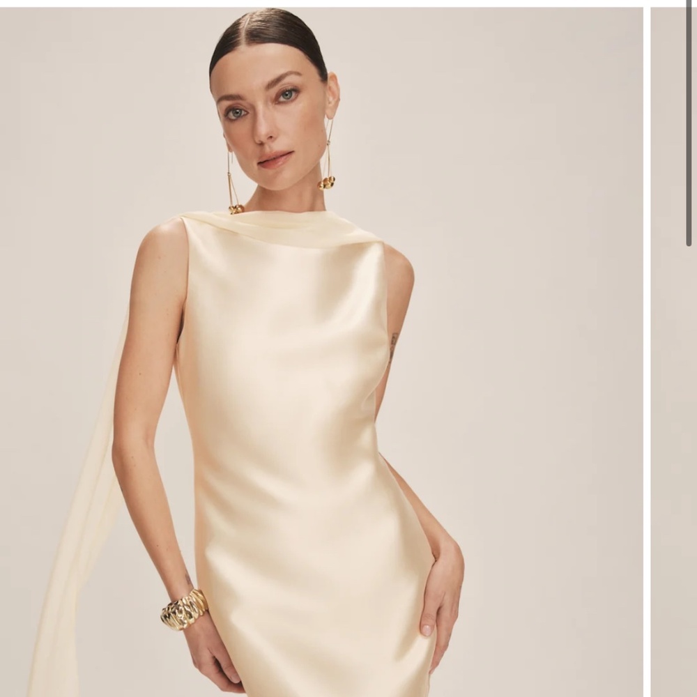 Reformation Cream Wedding Dress